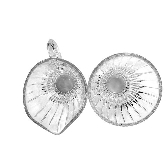 Mikasa Park Lane Retired Crystal Cream Pitcher and Open Sugar Bowl Set - Picture 4 of 6